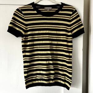 J.Crew Preppy striped knit crew neck